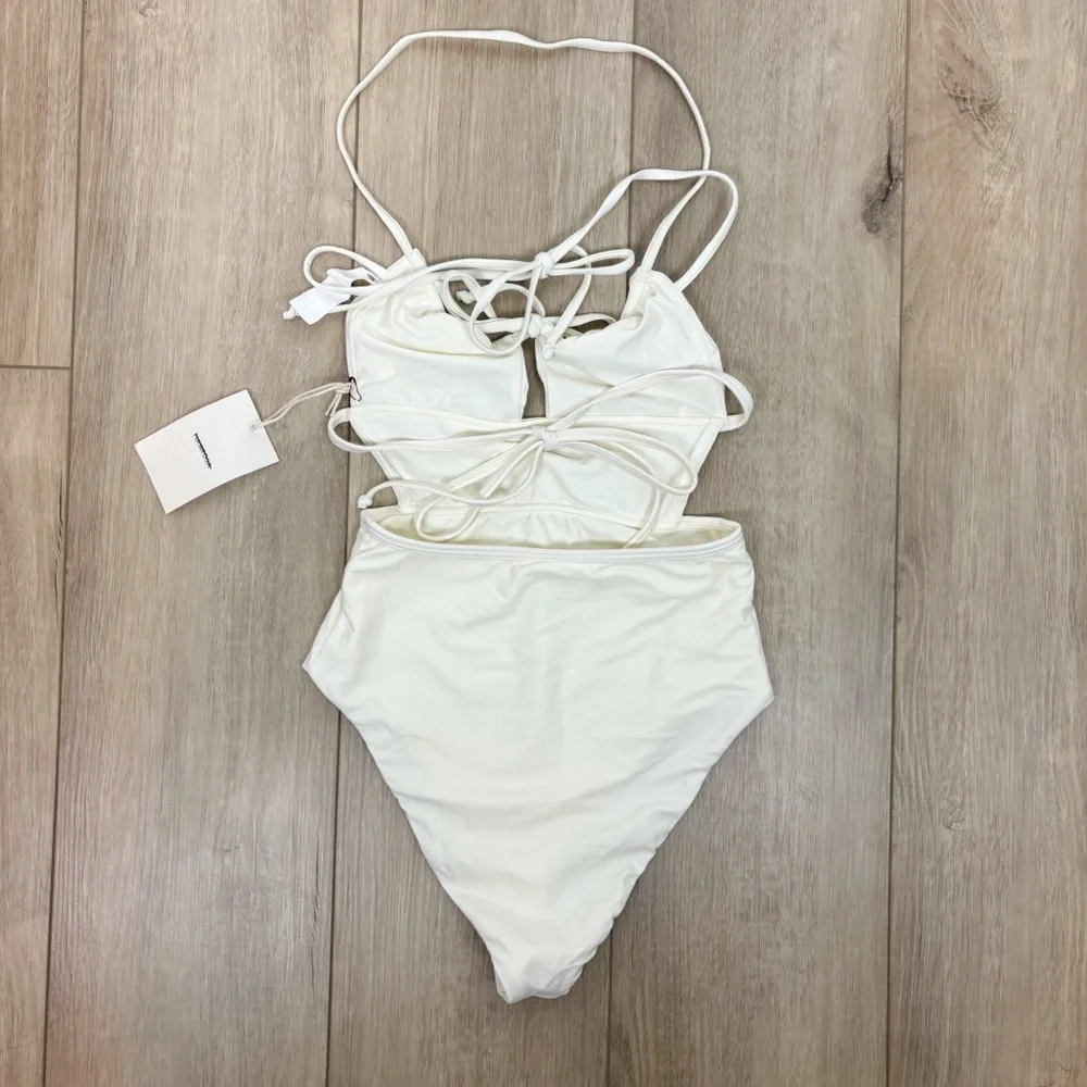 Tularosa Thea One Piece in Ivory Size XS